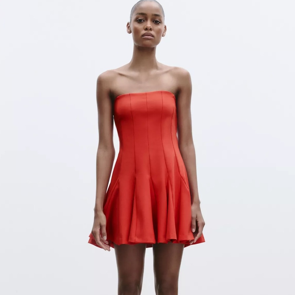 Zara Godets Short Dress